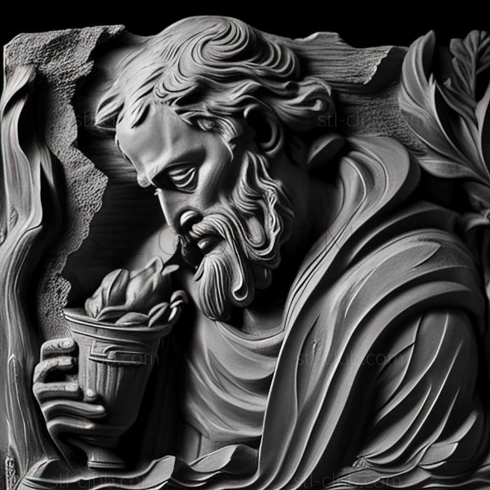 3D model Rubens Drank American artist (STL)